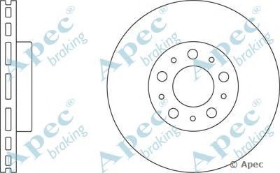 APEC BRAKING dsk2051 -  Тормозной диск